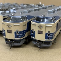 カツミ HOゲージ 寝台特急電車 581系 8輌 モーター車含む 本体 KTM KATSUMI